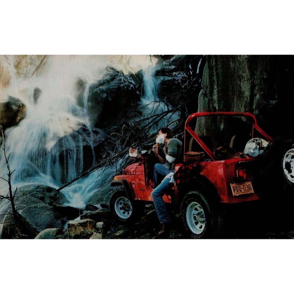 1985 Jeep CJ Automobile Vintage Print Ad (L20) - Picture 2 of 3
